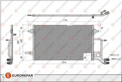 EUROREPAR 1609636180 (Erp) Kli Kondense 8D0260403H