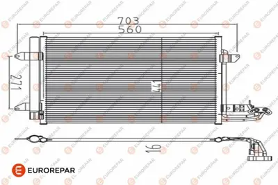 EUROREPAR 1610160080 (Erp) Kli Kondense 1T0820411E