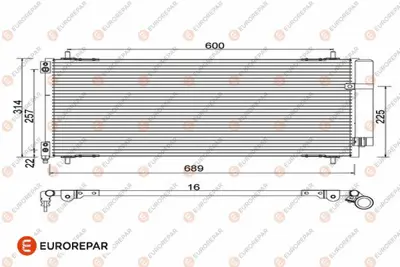 EUROREPAR 1610161580 (Erp) Klim Kondens E163393