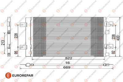 EUROREPAR 1618100280 (Erp) Kli Kondense 8200741257 921007794R