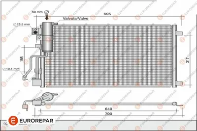 EUROREPAR 1618100380 (Erp) Kli Kondense 92100JD51A