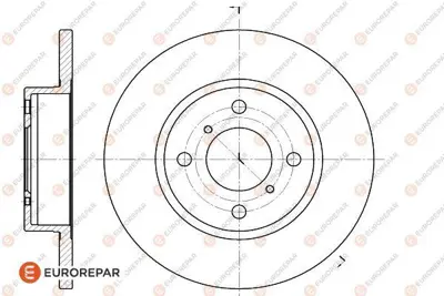 EUROREPAR 1618869880 (Erp) 2 Ön Fren Disk (Takım) 9193872