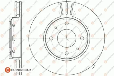 EUROREPAR 1618871680 (Erp) 1 Adet Ön Fren Disk (Takım Değildir) MR818027