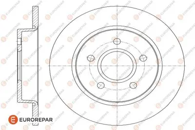 EUROREPAR 1618873880 (Erp) 2 Arka Fren Disk (Takım) 9M512A315BB