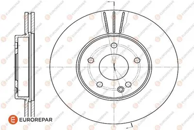 EUROREPAR 1618875180 (Erp) 2 Arka Fren Disk (Takım) 2024210912