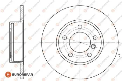 EUROREPAR 1618890580 Fren Dıskı 34116757751