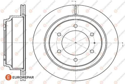 EUROREPAR 1622815480 (Erp) 1 Adet Arka Fren Disk (Takım Değildir) 97034036