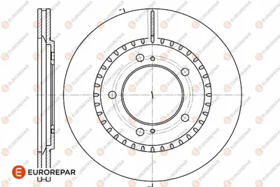 EUROREPAR 1642759180 (Erp) 1 Adet Ön Fren Disk (Takım Değildir) 5521165D21