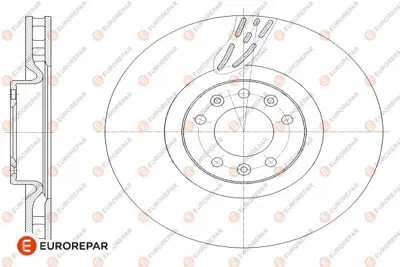 EUROREPAR 1642761480 (Erp) 1 Adet Ön Fren Disk (Takım Değildir) 9804605780