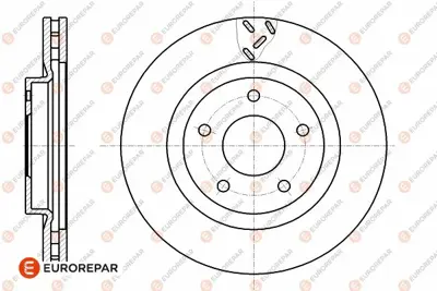 EUROREPAR 1642765280 (Erp) 1 Adet Ön Fren Disk (Takım Değildir) 