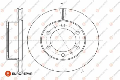 EUROREPAR 1642765580 (Erp) 1 Adet Ön Fren Disk (Takım Değildir) 435120K070