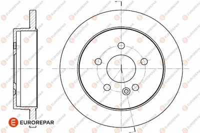 EUROREPAR 1642769080 (Erp) 1 Adet Arka Fren Disk (Takım Değildir) 1634230112
