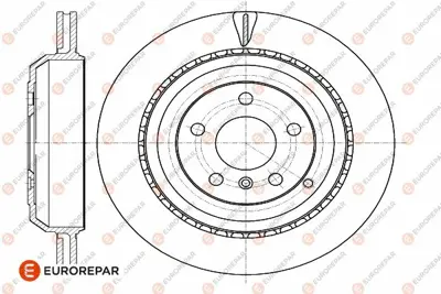 EUROREPAR 1642772180 (Erp) 1 Adet Arka Fren Disk (Takım Değildir) 1644231312