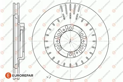 EUROREPAR 1667850880 (Erp) 2 Ön Fren Disk (Takım) MB699716