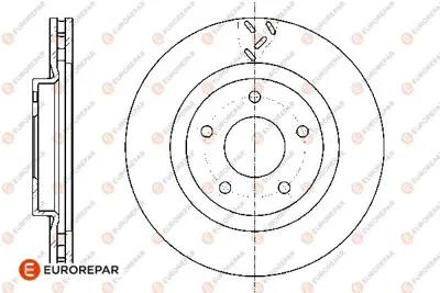 EUROREPAR 1667851380 (Erp) 2 Ön Fren Disk (Takım) 5105514AA K05105514AA