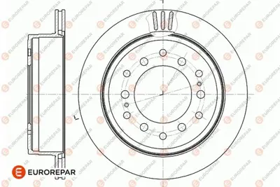 EUROREPAR 1667852880 (Erp) 2 Arka Fren Disk (Takım) 4243160201