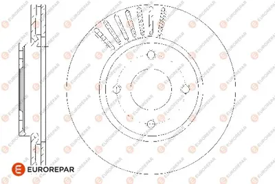 EUROREPAR 1667852980 (Erp) 2 Ön Fren Disk (Takım) 40206ZW90A