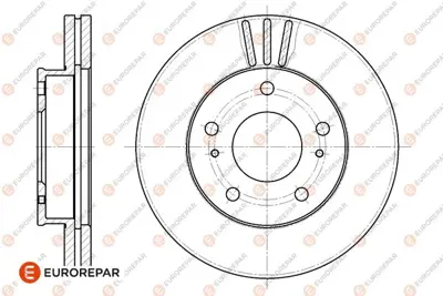 EUROREPAR 1667853880 (Erp) 2 Ön Fren Disk (Takım) D02069C10AVA