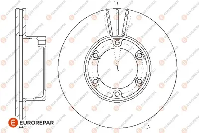 EUROREPAR 1667854280 (Erp) 2 Ön Fren Disk (Takım) 8671013603