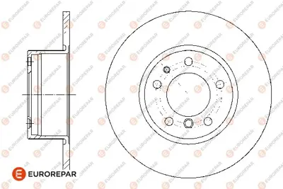 EUROREPAR 1667854580 (Erp) 2 Ön Fren Disk (Takım) 34111161693