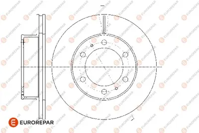 EUROREPAR 1667856580 (Erp) 2 Ön Fren Disk (Takım) 435120K070