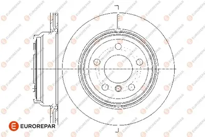 EUROREPAR 1667857080 (Erp) 2 Arka Fren Disk (Takım) 34216864900