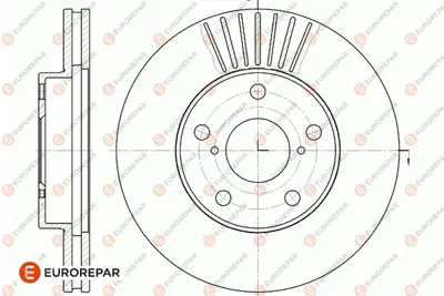 EUROREPAR 1667858080 (Erp) 2 Ön Fren Disk (Takım) 4351242032