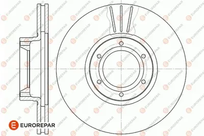 EUROREPAR 1667859780 (Erp) 2 Ön Fren Disk (Takım) 7700302128 9160398