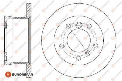 EUROREPAR 1667859880 (Erp) 2 Arka Fren Disk (Takım) 2D0615601D 9024230612