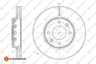 EUROREPAR 1667860780 (Erp) 2 Ön Fren Disk (Takım) K2FA33251