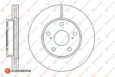 EUROREPAR 1667861380 (Erp) 2 Ön Fren Disk (Takım) 43512YZZAC