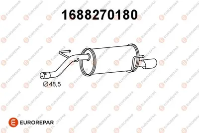 EUROREPAR 1688270180 (Erp) Susturucu 5852684