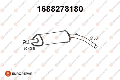 EUROREPAR 1688278180 (Erp) Susturucu 