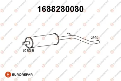 EUROREPAR 1688280080 (Erp) Susturucu 