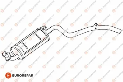 EUROREPAR E12879K (Erp) Susturucu MB611618