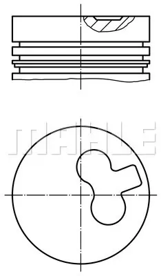 BEHR MAHLE 011 71 00 Motor Piston Segman Astra F-G 1.7 Td 94-05 82.50mm 90500151