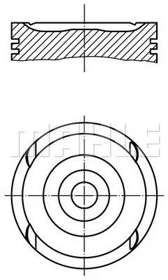 BEHR MAHLE 011 79 01 Motor Pıston Segman 86,00mm (+0,50) C 2,0 Let Calıbra 90443141