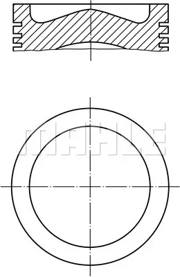 BEHR MAHLE 039 PI 00125 000 Motor Piston Segman Std P207-P208-P2008-P206 T3e -Ds3-C3 Iıı-Fıesta 1.4hdı 8v Dv4c/Euro5 73.7mm 628W2