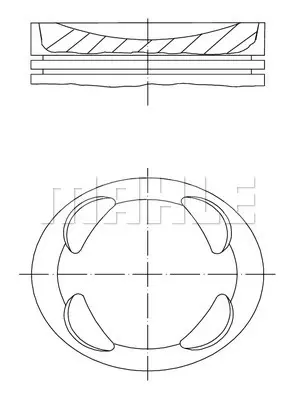 BEHR MAHLE 081 PI 00104 000 Motor Pıston Segman (Std) P3008 P2008 Partner Tepe 207 P308 P508 P208 P5008 C3 Pıcasso C4 C4 Pıcasso 11257589348 628T1 758934802