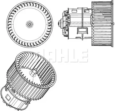 BEHR MAHLE AB 182 000P Kalorıfer Motoru A4 Avant 13>15 A4 Quattro 10>16 A5 Q5 12>17 Rs4 13>16 Rs5 10>16 8T1820021