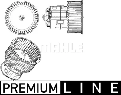 BEHR MAHLE AB 182 000P Kalorıfer Motoru A4 Avant 13>15 A4 Quattro 10>16 A5 Q5 12>17 Rs4 13>16 Rs5 10>16 8T1820021