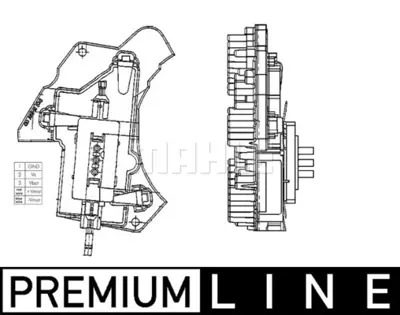 BEHR MAHLE ABR 24 000P Klıma Fan Regulatoru (Sası No: A344661> F331441>) C-Class W202 93>00 E-Class W210 96>02 A2108700210