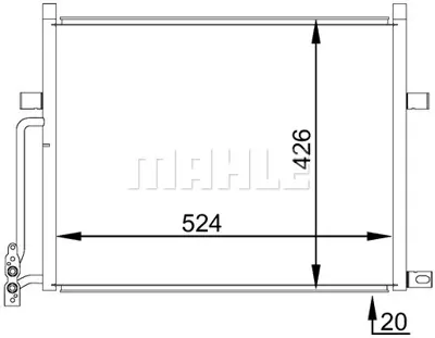 BEHR MAHLE AC 234 001S Klıma Radyatoru Bmw E46 M43 M52 M54 N40 N42 N45 8377614