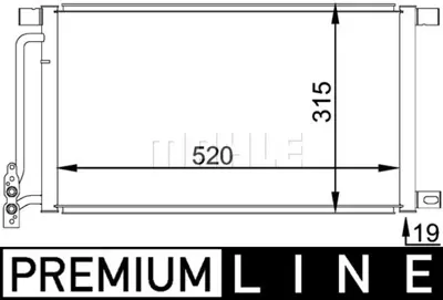 BEHR MAHLE AC 235 000P 8fc351038-211 Kliıma Radyatörü Bmw E46 318d 320d 330d X3 E83 8377648