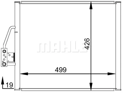 BEHR MAHLE AC 277 000S 8fc351300-001 Klima Radyatörü Bmw E39 96-03 E52 Z8 4.9 00-03 8391647