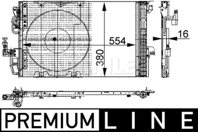 BEHR MAHLE AC 337 000P 8fc351301-221 Klima Kondenseri Kurutucu İle Astra G-Zafıra 1.2 16v-1.4 16v-1.6 16v-1.8 16v-2.0 1 6v  95515190