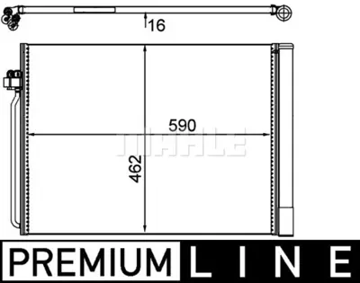 BEHR MAHLE AC 405 000P 8fc351302-491 Klima Radyatörü Bmw E70 X5 07-10 E71 08-10 Premıum Lıne 9239992