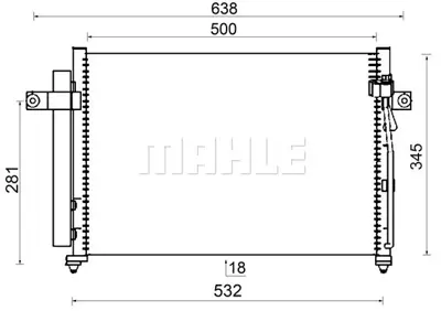 BEHR MAHLE AC 417 000S A/C Condenserhyundaı Getz (2002-) 976061C000