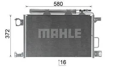 BEHR MAHLE AC 450 000P Klıma Radyatoru W203 02>07 Cl203 02>08 S203 02>07 C209 02>09 A209 03>10 A2035002154