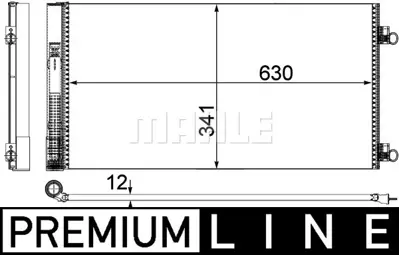 BEHR MAHLE AC 751 000P 8fc351319-641 Klima Radyatörü Mini R56 R57 R59 R55 R58 9228607